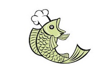 Fish wearing chef